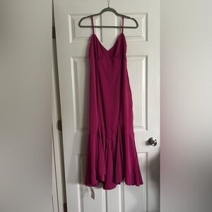 NWT Abercrombie Fuschia Midi Dress